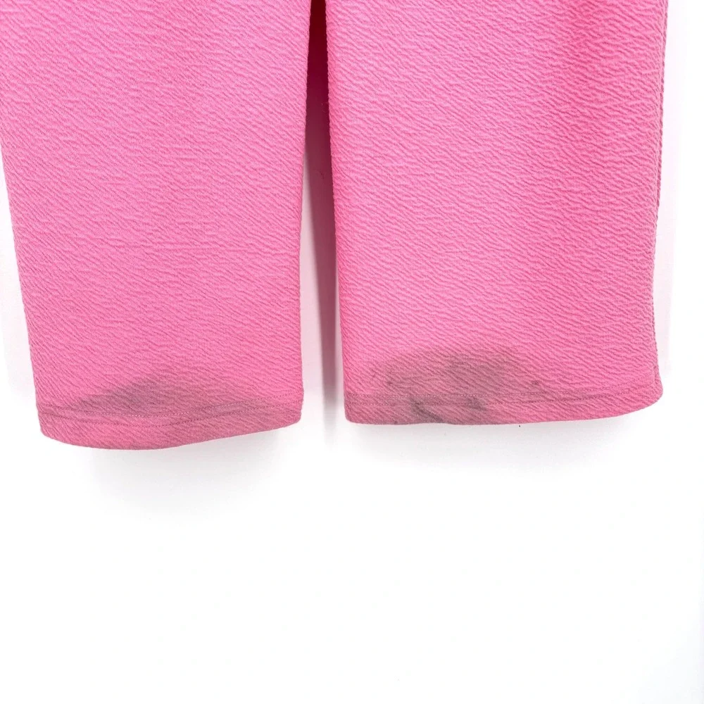 Beach Riot Range Cargo Pants Sz S Pink Wide Leg Pull On Flowy‎ Gauze Lined